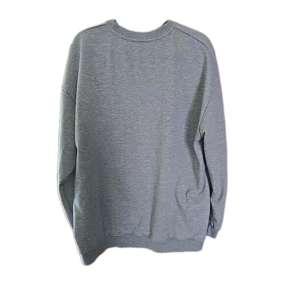 Gray Like Frosty Shine Like Rudolph Slogan Pullover Sweatshirt Womans Size 4XL - Picture 3 of 6